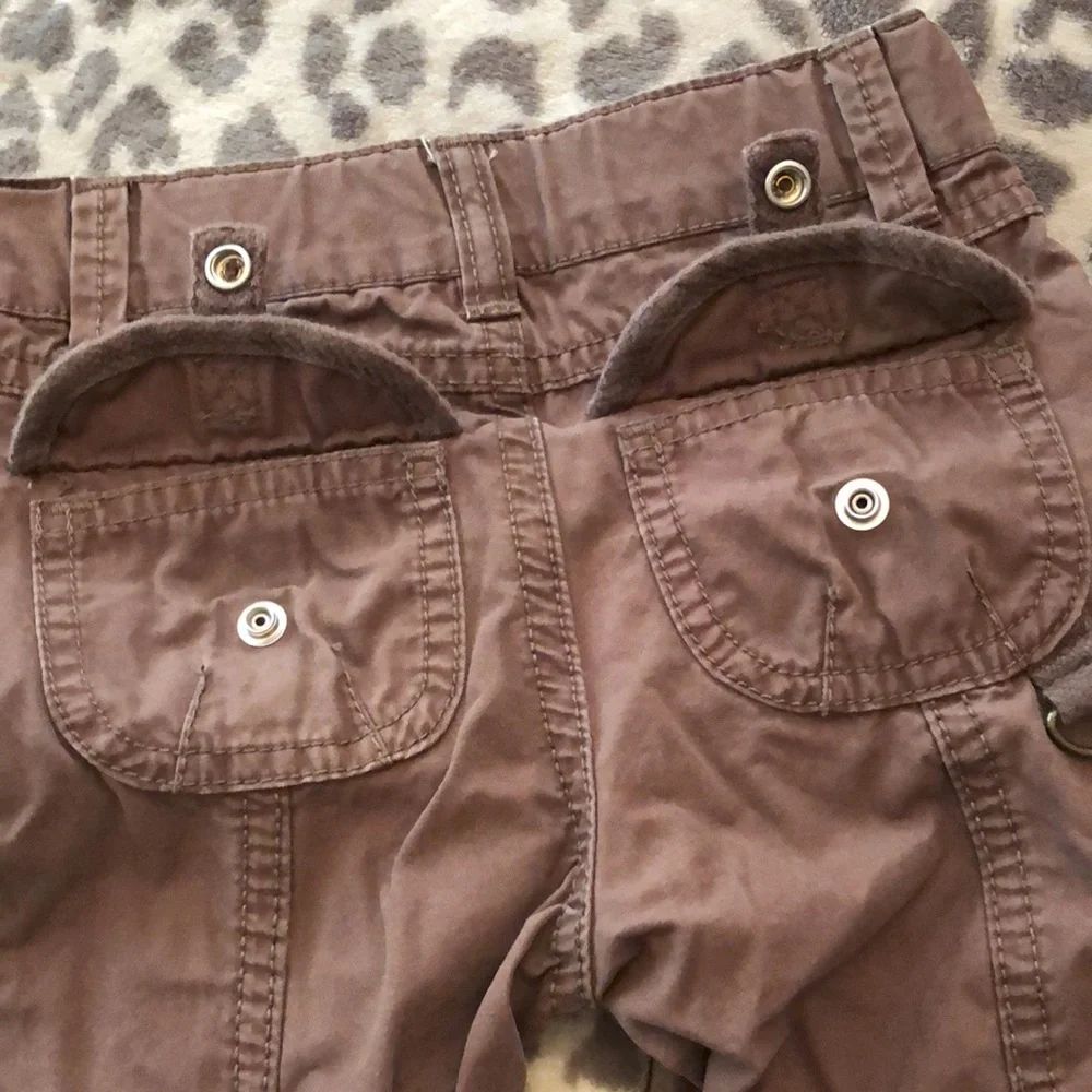 Old Navy Brown 5 Pocket Crop Utility Pants Size 2T